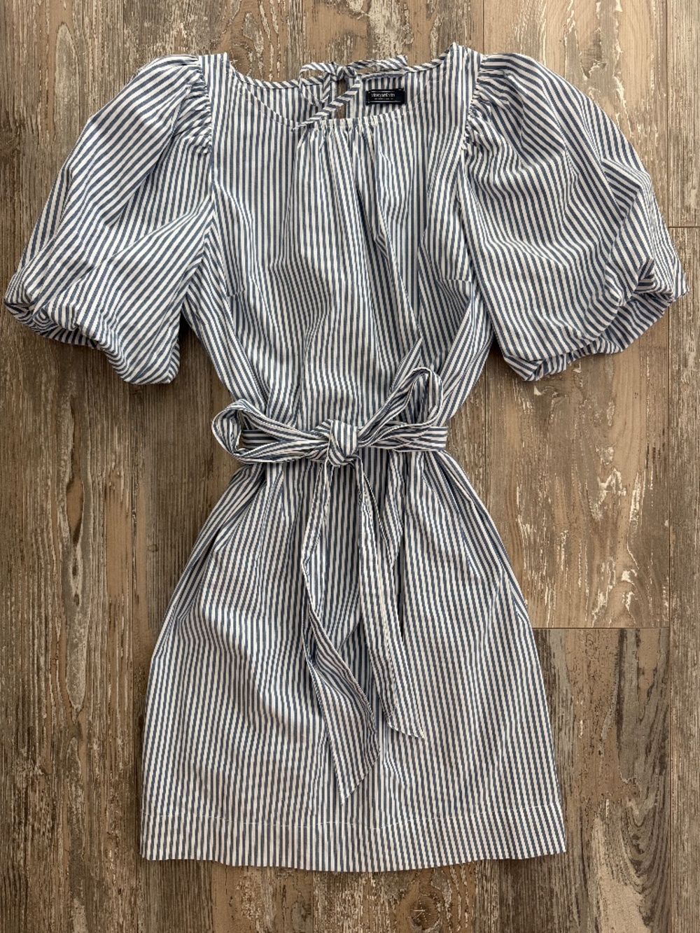 Vineyard Vines Poplin Puff Sleeve Dress